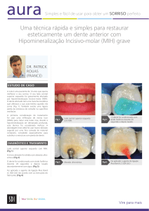 Uma técnica rápida e simples para restaurar esteticamente um