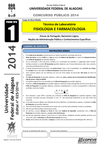 TÉCNICO DE LABORATÓRIO - FISIOLOGIA E