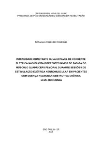 INTENSIDADE CONSTANTE OU AJUSTÁVEL DE CORRENTE