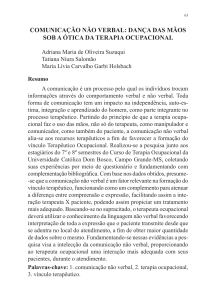 COMUNICAÇÃO NÃO VERBAL: DANÇA DAS MÃOS SOB A ÓTICA