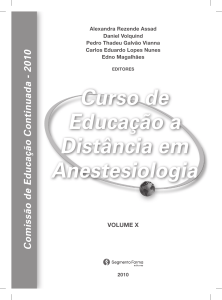 Curso de Educação a Distância em Anestesiologia
