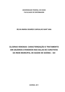 úlceras venosas: caracterização e tratamento em usuários