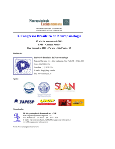X Congresso Brasileiro de Neuropsicologia
