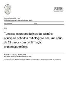 Tumores neuroendócrinos do pulmão: principais