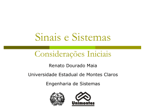 Considerações Iniciais - Prof. Dr. Renato Dourado Maia
