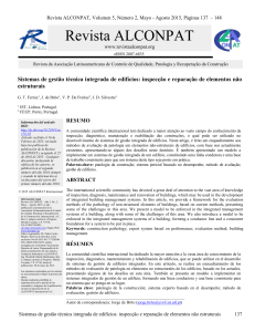 Sistemas de gestão técnica integrada de edifícios: inspecção e