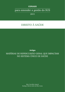 MATÉRIAS DE REPERCUSSÃO GERAL QUE IMPACTAM