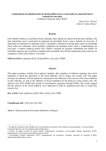 A importância da administração da dívida pública para a