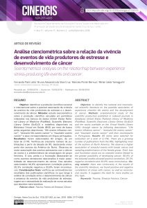 Análise cienciométrica sobre a relação da vivência de eventos de