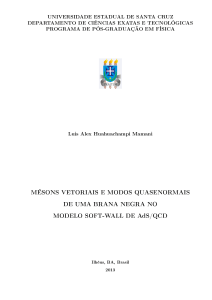 Mésons Vetoriais e Modos Quasenormais de Uma Brana