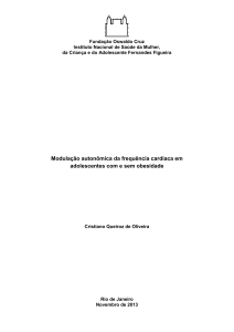 Modulação autonômica da frequência cardíaca em - Arca