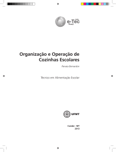 Organização e Operação de Cozinhas Escolares - IFAP