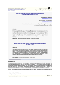 análise morfométrica de uma bacia hidrográfica costeira