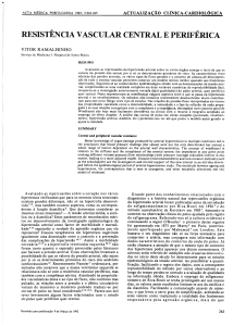 resistência vascular central e periférica