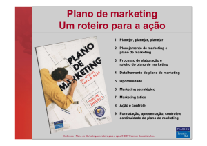 Plano de Marketing – um roteiro para a ação