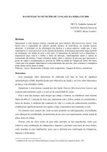 hanseníase no município de tangará da serra em 2008