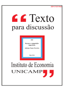 Keynes e competição imperfeita - Instituto de Economia