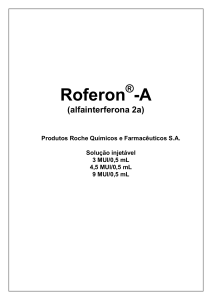 roferon a bula p/profissionais saúde