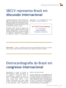 SBCCV representa Brasil em discussão internacional