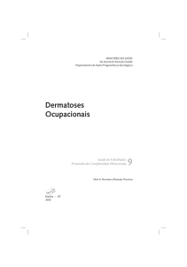 Dermatoses Ocupacionais - BVS MS