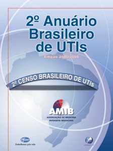2º Anuário Brasileiro de UTIs
