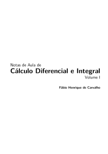 Cálculo Diferencial e Integral - PEMD