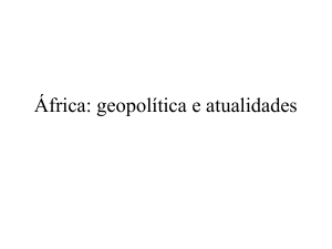 África: geopolítica e atualidades