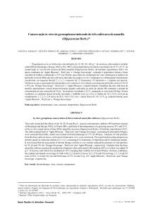 Conservação in vitro de germoplasma indexado de três cultivares