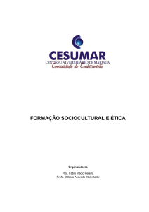 formação sociocultural e ética