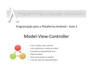 Model‐View‐Controller