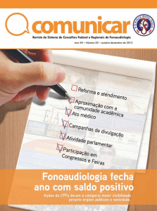 Edição 55 - Conselho Regional de Fonoaudiologia