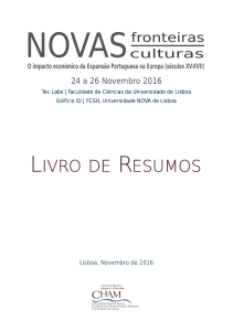 Livro de Resumos. Colóquio Internacional Novas Fronteiras