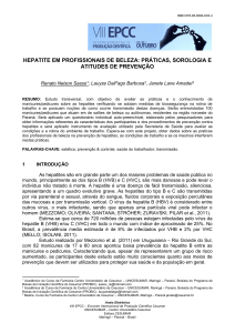 hepatite em profissionais de beleza: práticas