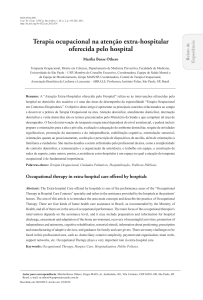 Terapia ocupacional na atenção extra-hospitalar