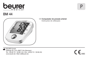P Computador de pressão arterial Instruções de utilização
