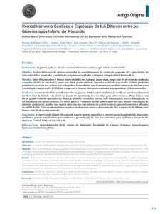 Remodelamento Cardíaco e Expressão da ILK Diferem entre os