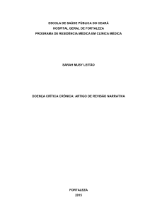 doenca critica cronica - artigo de revisao narrativa