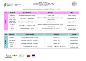 manuais escolares adotados 2015/16