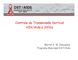 Controle da Transmissão Vertical HIV/Aids e Sífilis