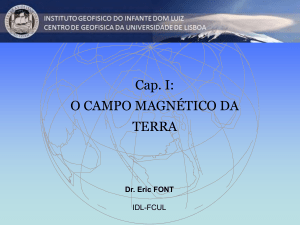 Cap 1 – O Campo Magnetico Terrestre