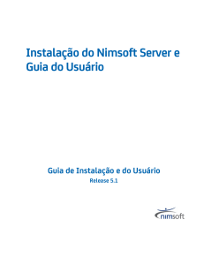 Instalação do Nimsoft Server