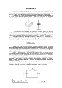 Apostila sobre capacitores