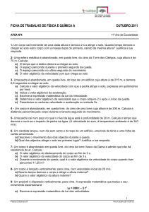 ficha de trabalho de física e química a outubro 2011