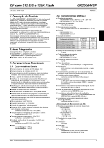 QK2000/MSP - CP com 512 E/S e 128K Flash