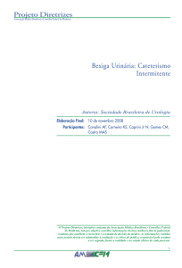 Bexiga Urinária: Cateterismo Intermitente