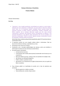 Doenças Infecciosas e Parasitárias Primeiro Módulo