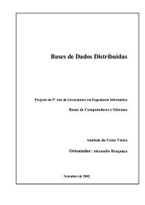 Bases de Dados Distribuídas - Dei-Isep