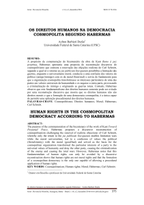 Os direitos humanos na democracia cosmopolita segundo