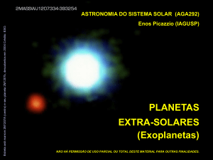 Planetas Extra-solares - Astronomia