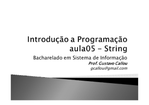 Aula05 - String